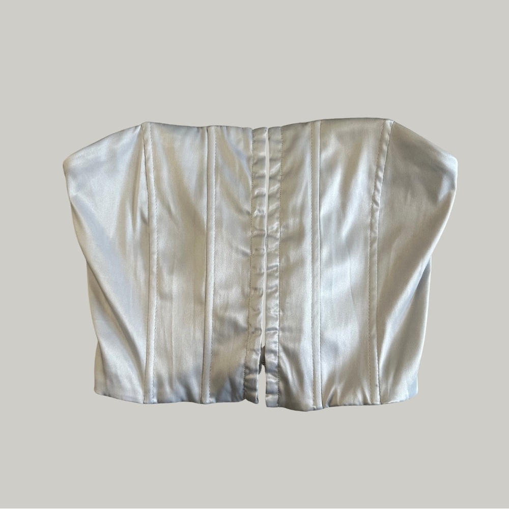 GUC Strapless Corset Crop Top